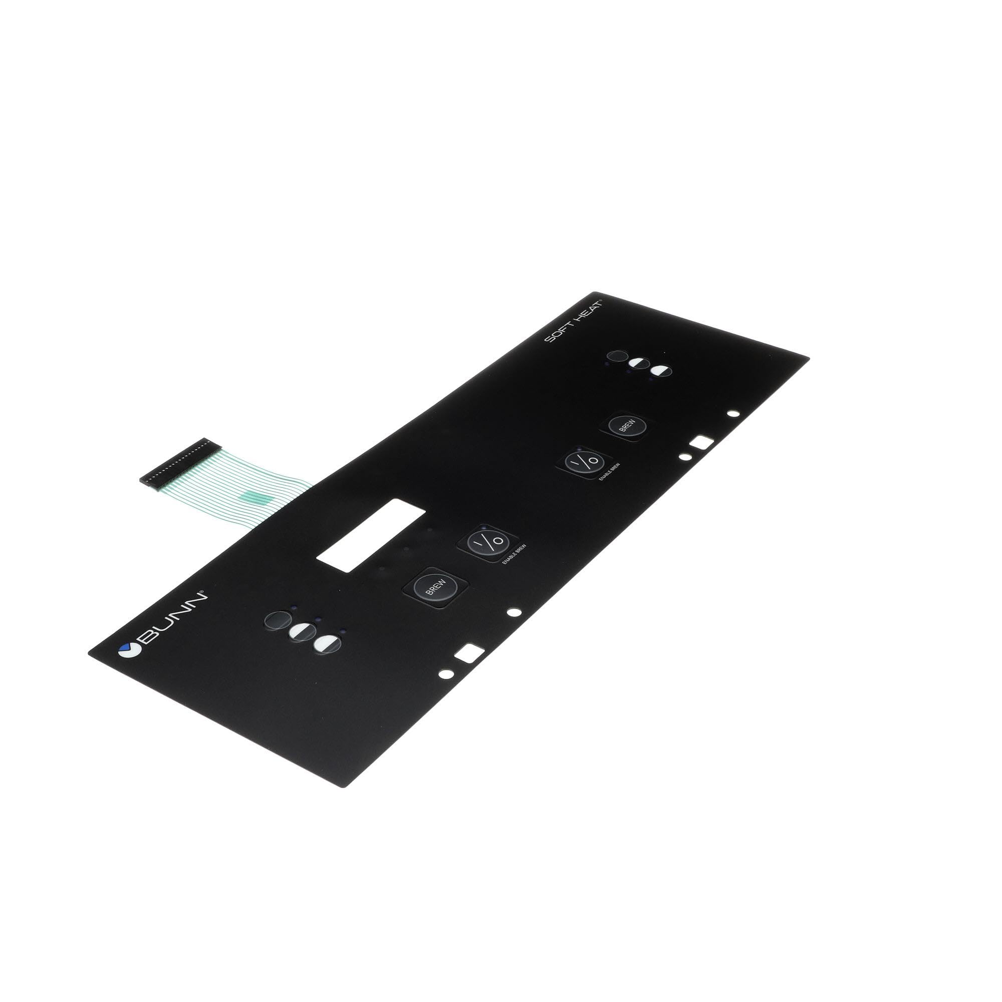 Bunn 29974.0006 Dual Switch Membrane Replacement Part for Commercial Coffee Brewers - Perfect for Bunn Coffee Machines in Restaurants, Offices and Cafes