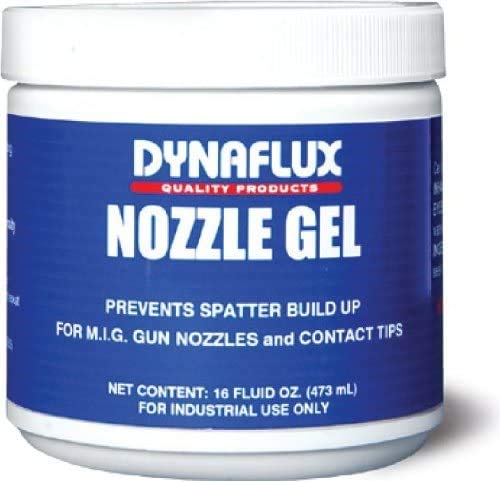 DYNAFLUX MIG Welding Nozzle Gel - 16oz Contact Tip Dip (12 Pack) for Arc Welding, Metal Fabrication & Maintenance - Reduces Spatter & Extends Nozzle Life