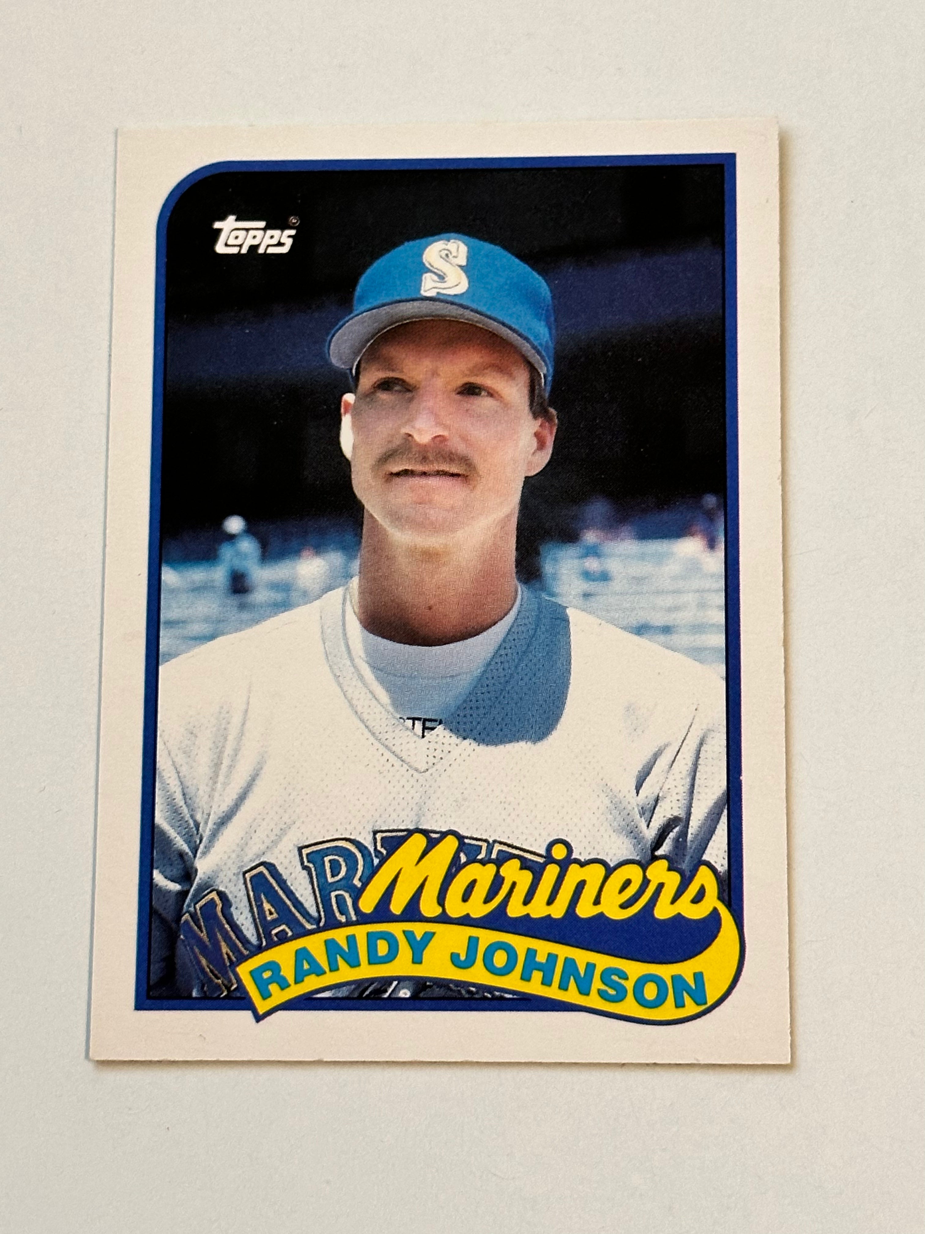 1989 Randy Johnson Topps Traded Rookie Update Baseball Card - PSA Graded High Condition - Perfect for Sports Memorabilia Collectors & Baseball Fans Display