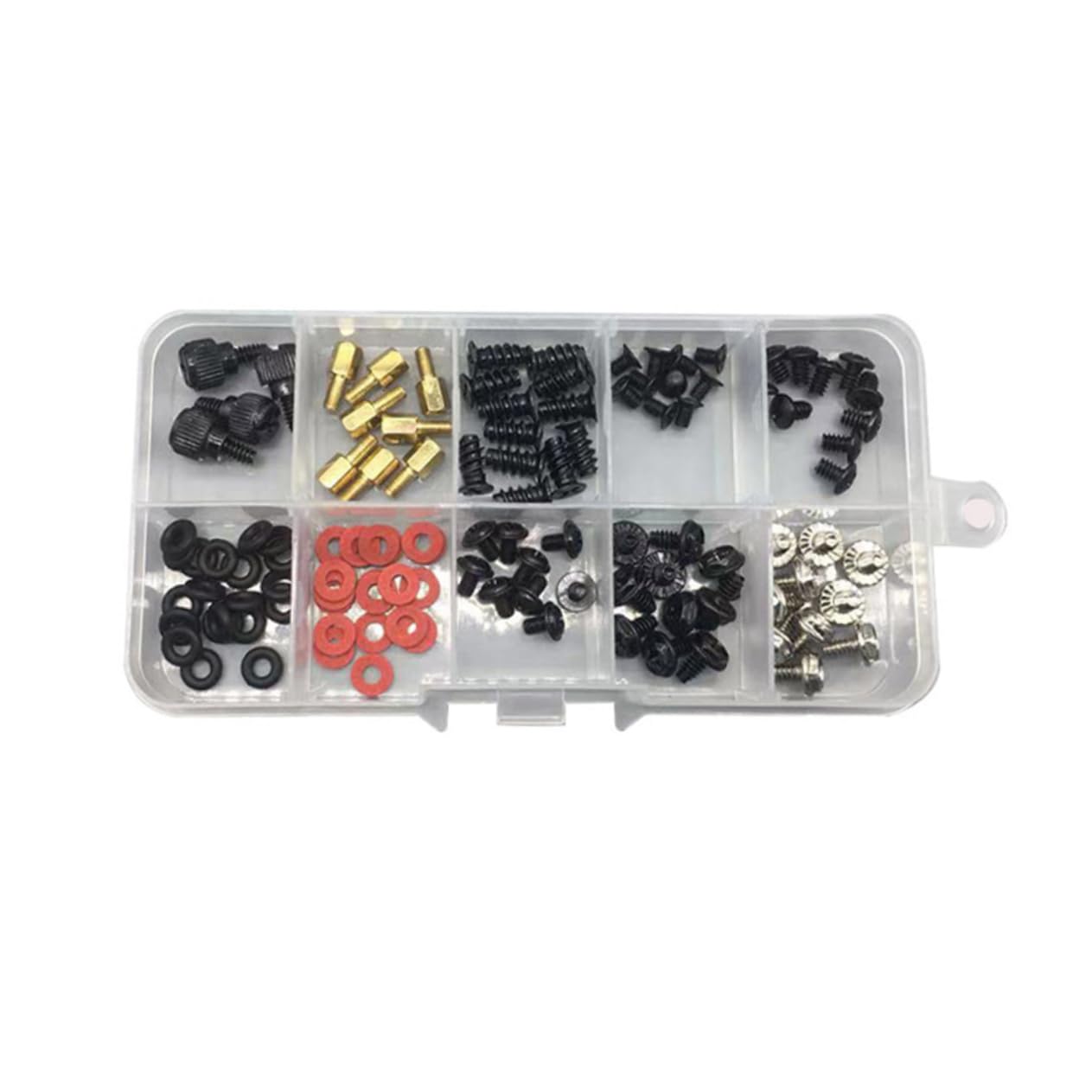 ULTECHNOVO 114pcs Computer Case Screw Kit - Tiny Screw Set for PC Building & Repair - Perfect for DIY PC Assembly, Laptop Upgrades & Electronics Projects