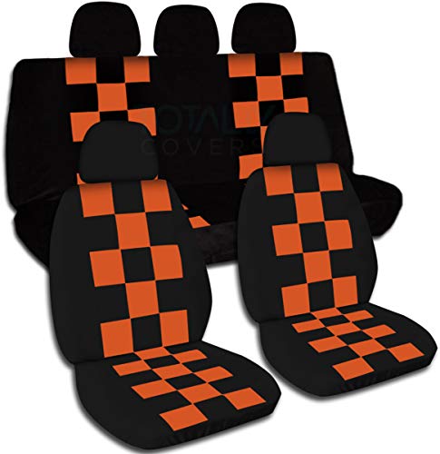 Black and Orange Checkers