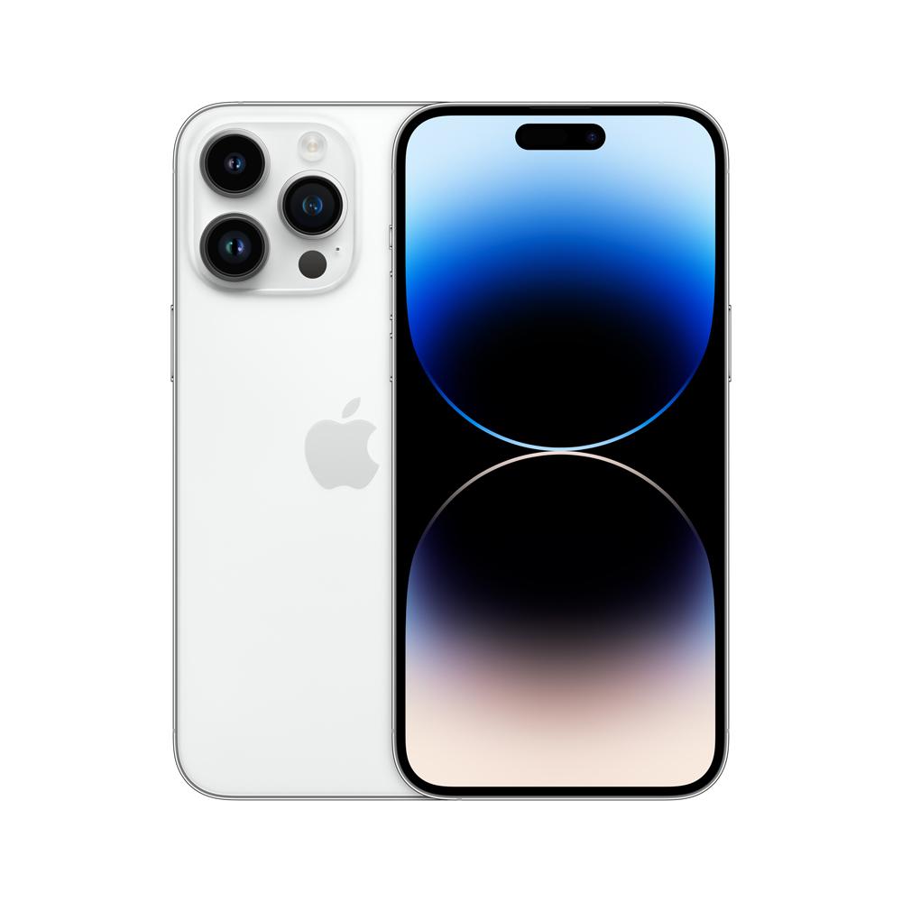 iPhone 14 Pro Max 128GB Silver - Premium Smartphone with A16 Bionic Chip, Pro Camera System & Super Retina XDR Display - Perfect for Photography, Gaming & Business Use