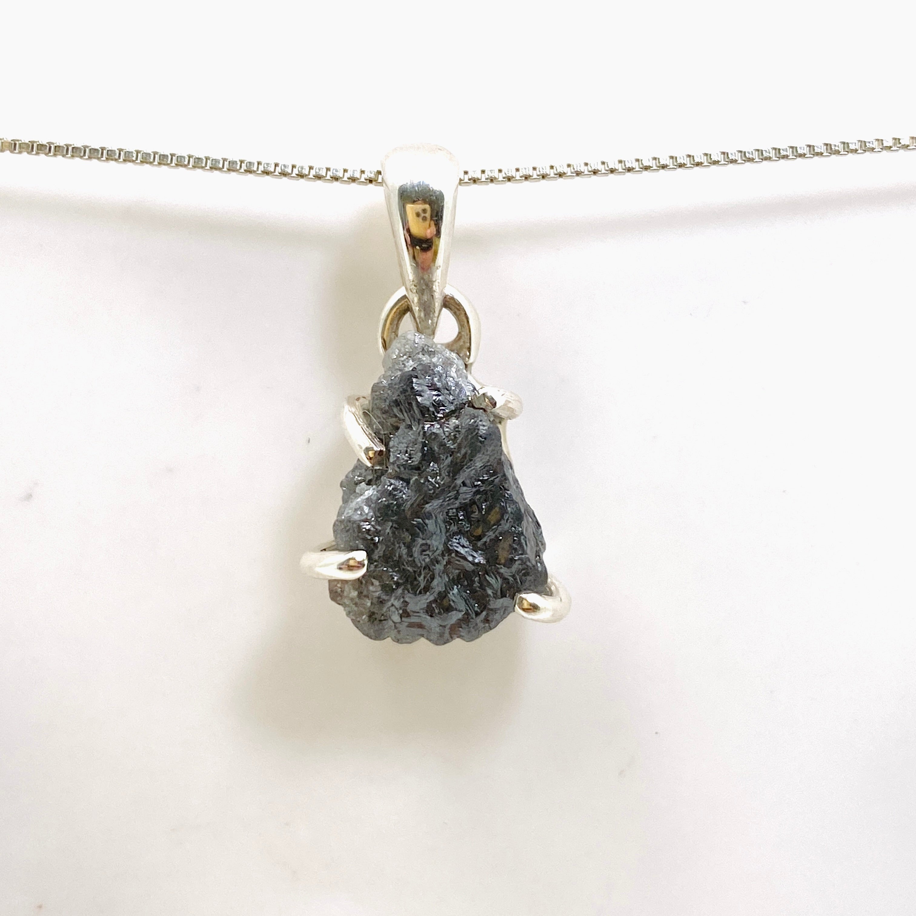 Natural Freeform Rough Diamond Pendant Necklace PPGJ1037 - Unique Handmade Jewelry for Women, Boho Chic Style, Perfect for Weddings & Special Occasions