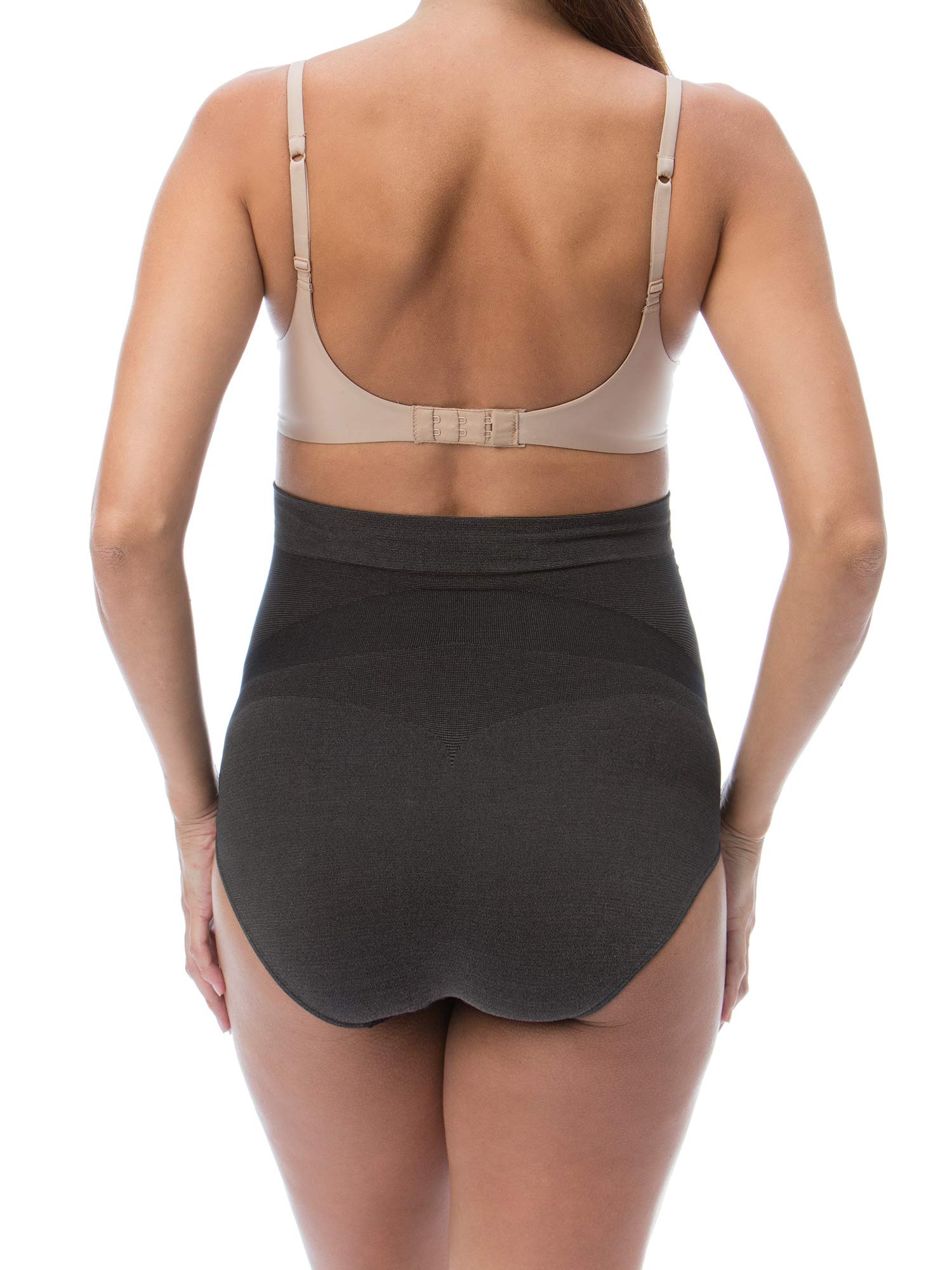 RelaxMaternity 5150 Silver Fiber Over The Belly Maternity Underwear - 100% Italian Made, Breathable & Comfortable for Pregnancy - Perfect for Daily Wear, Work & Sleeping