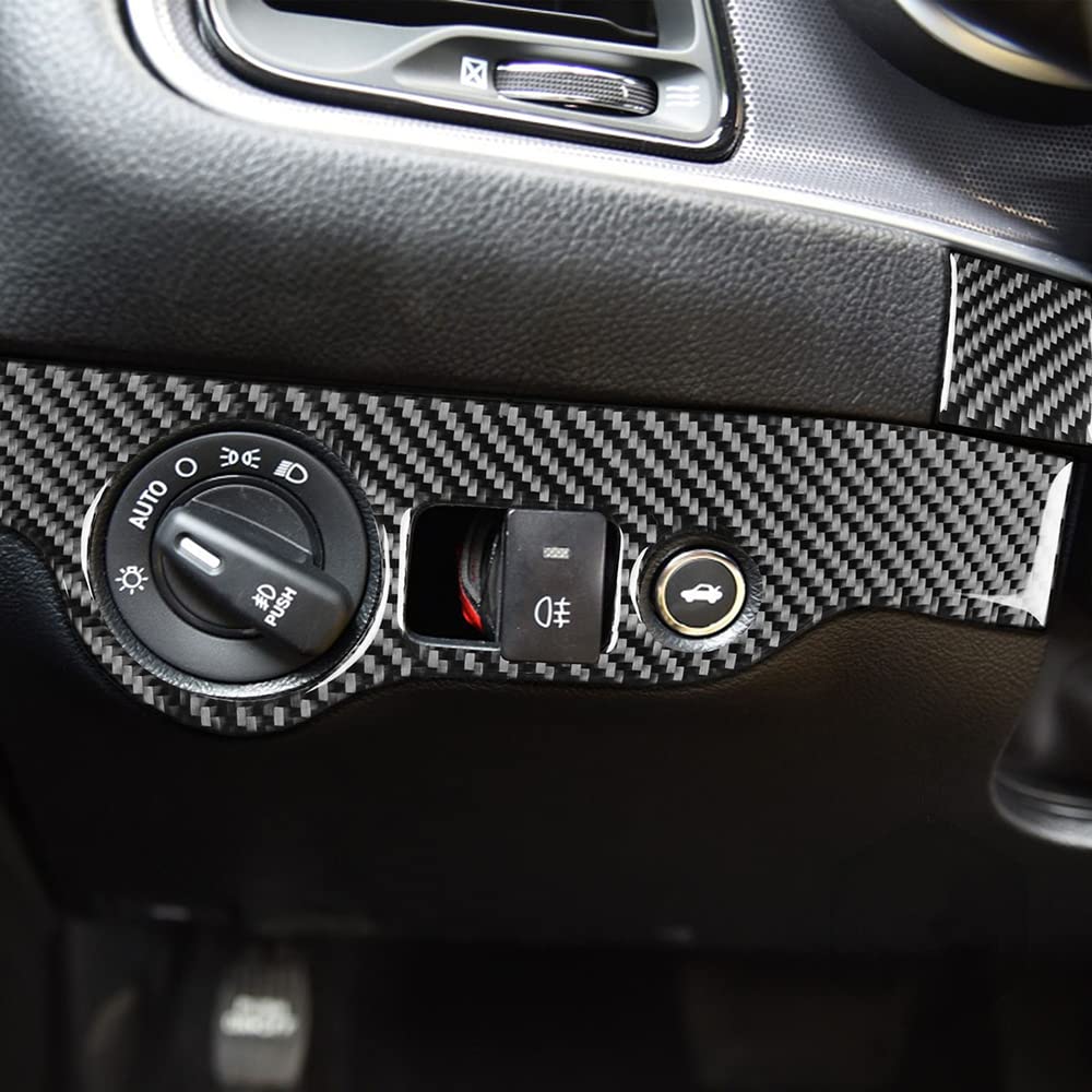Carbon Fiber Switch Cover for Dodge Challenger 2015-2021 - Interior Upgrade