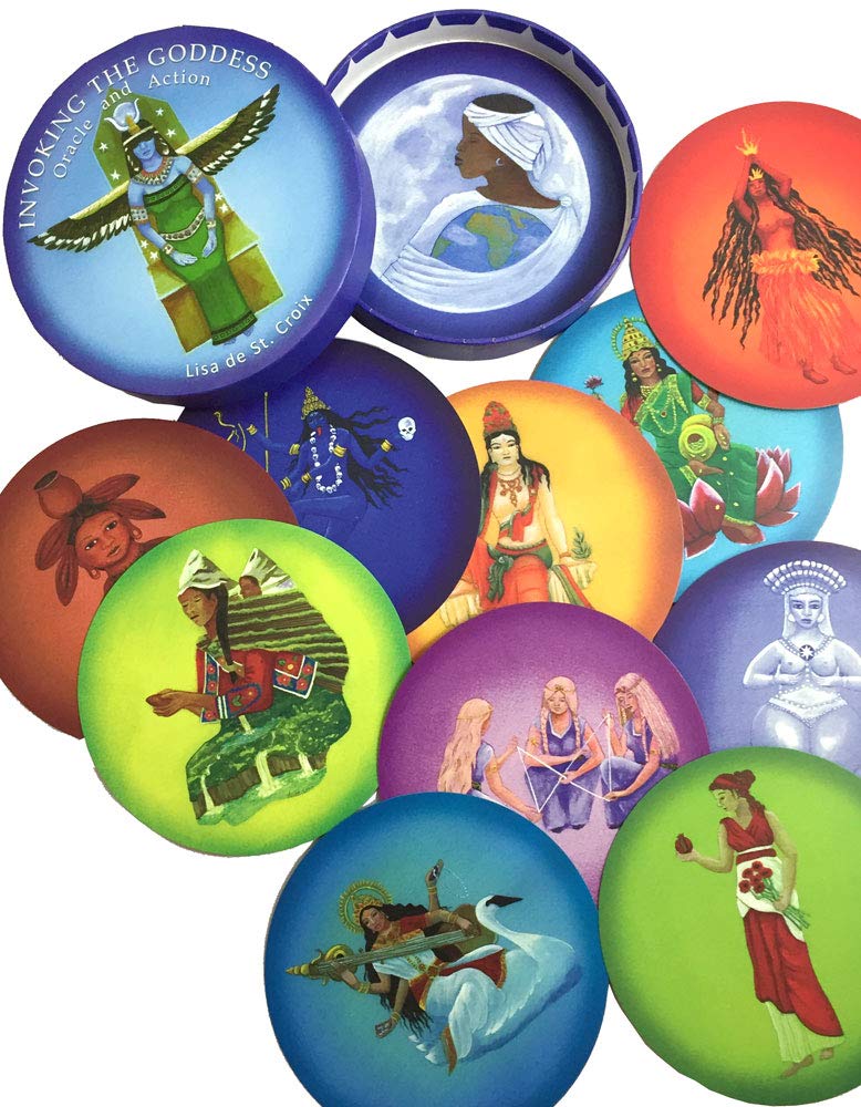 Invoking The Goddess Oracle and Action Deck – Divine Guidance & Spiritual Growth for Meditation, Rituals, and Self-Discovery