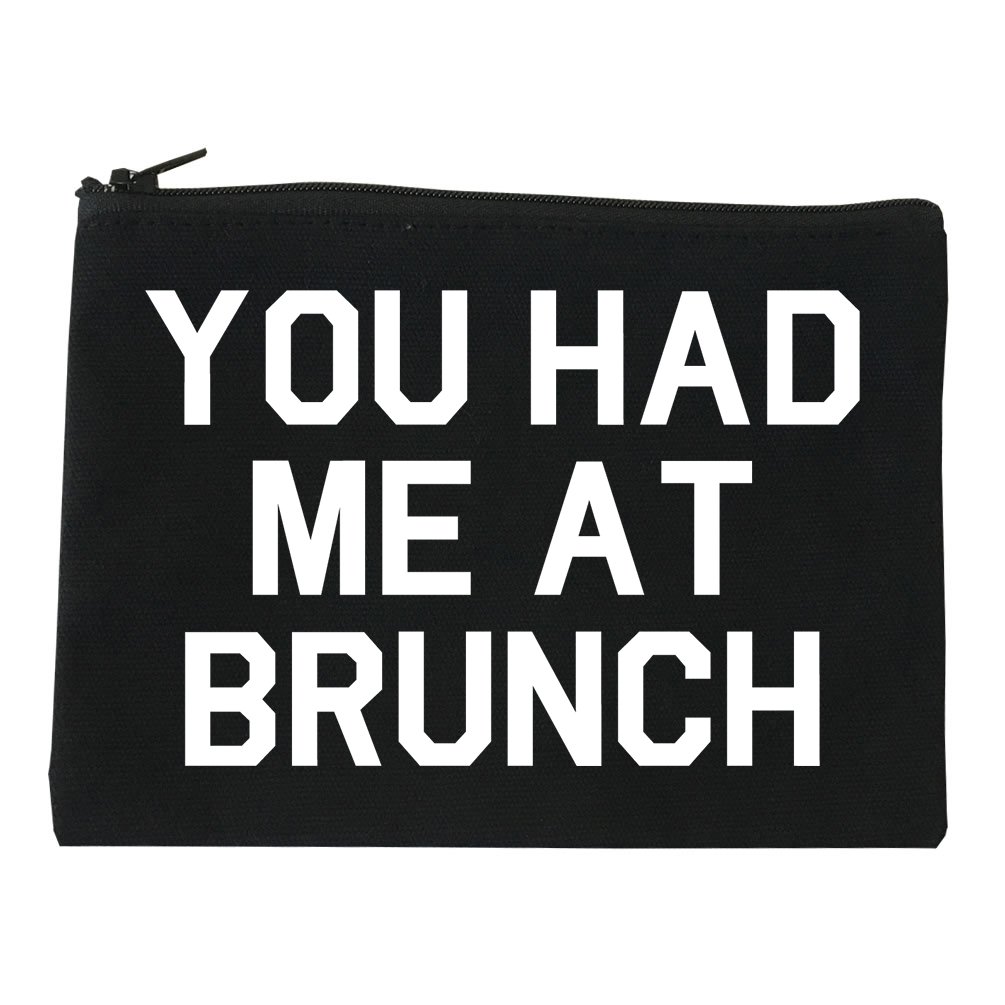 Stylish Brunch-Themed Cosmetic Makeup Bag for Women | Waterproof Travel Organizer | Perfect for Brunch Dates, Travel & Daily Essentials Storage