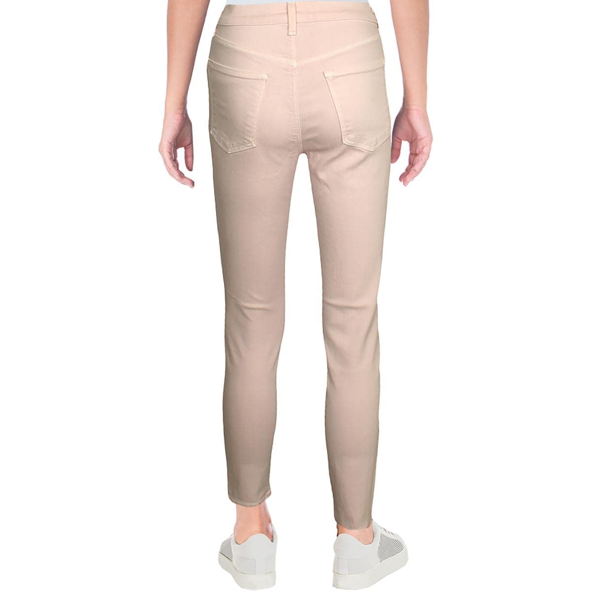 J Brand Women's Alana High Waist Crop Skinny Jeans - Pink Size 28 | Trendy Stretch Denim Pants for Casual Outfits & Night Out