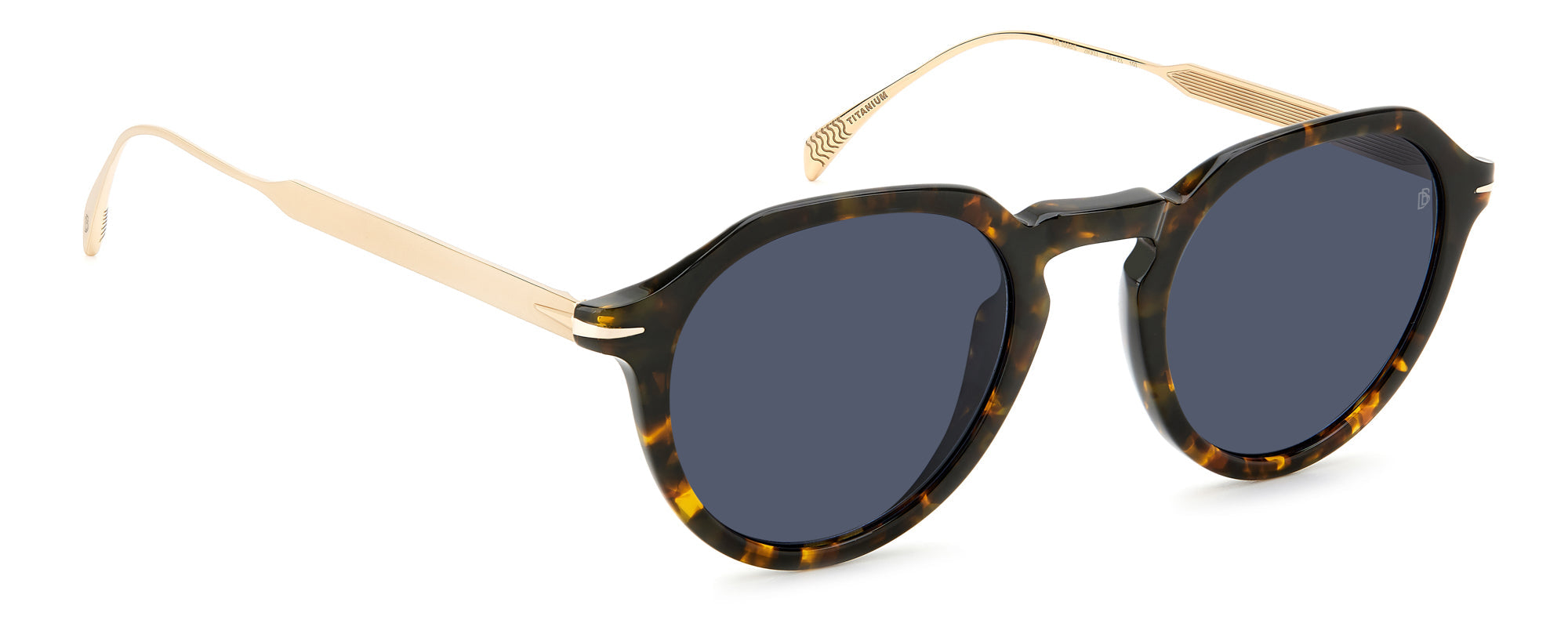David Beckham DB1098/S Men's Sunglasses - Polarized UV Protection Aviator Style for Driving, Outdoor Sports & Fashion