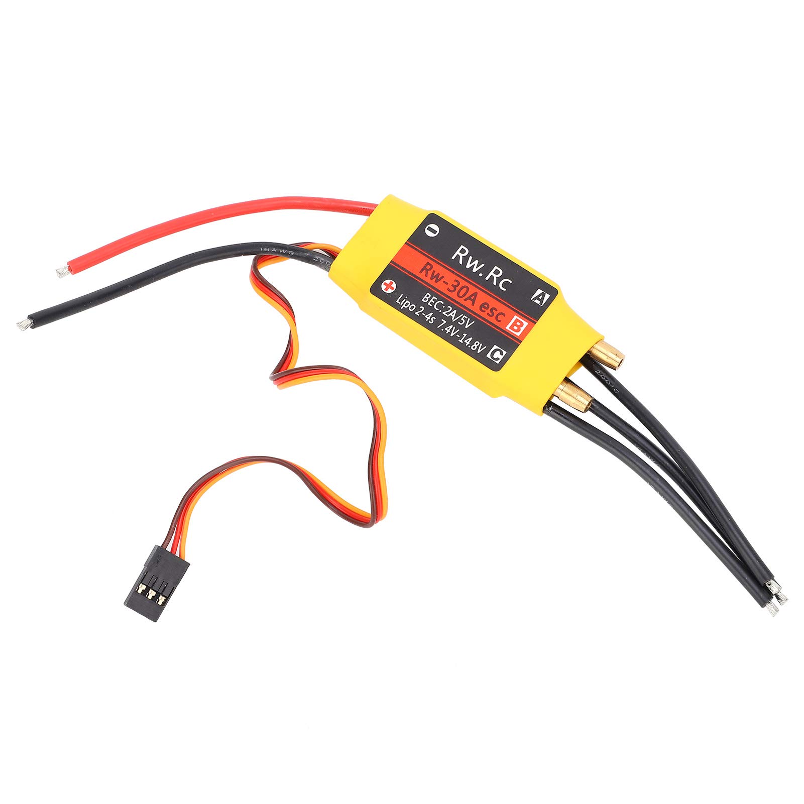 30A Brushless ESC with Water Cooling - High Performance Electric Speed Controller for RC Boats, Drones, and Hobby Models | Perfect for Racing, DIY Projects, and Marine Applications