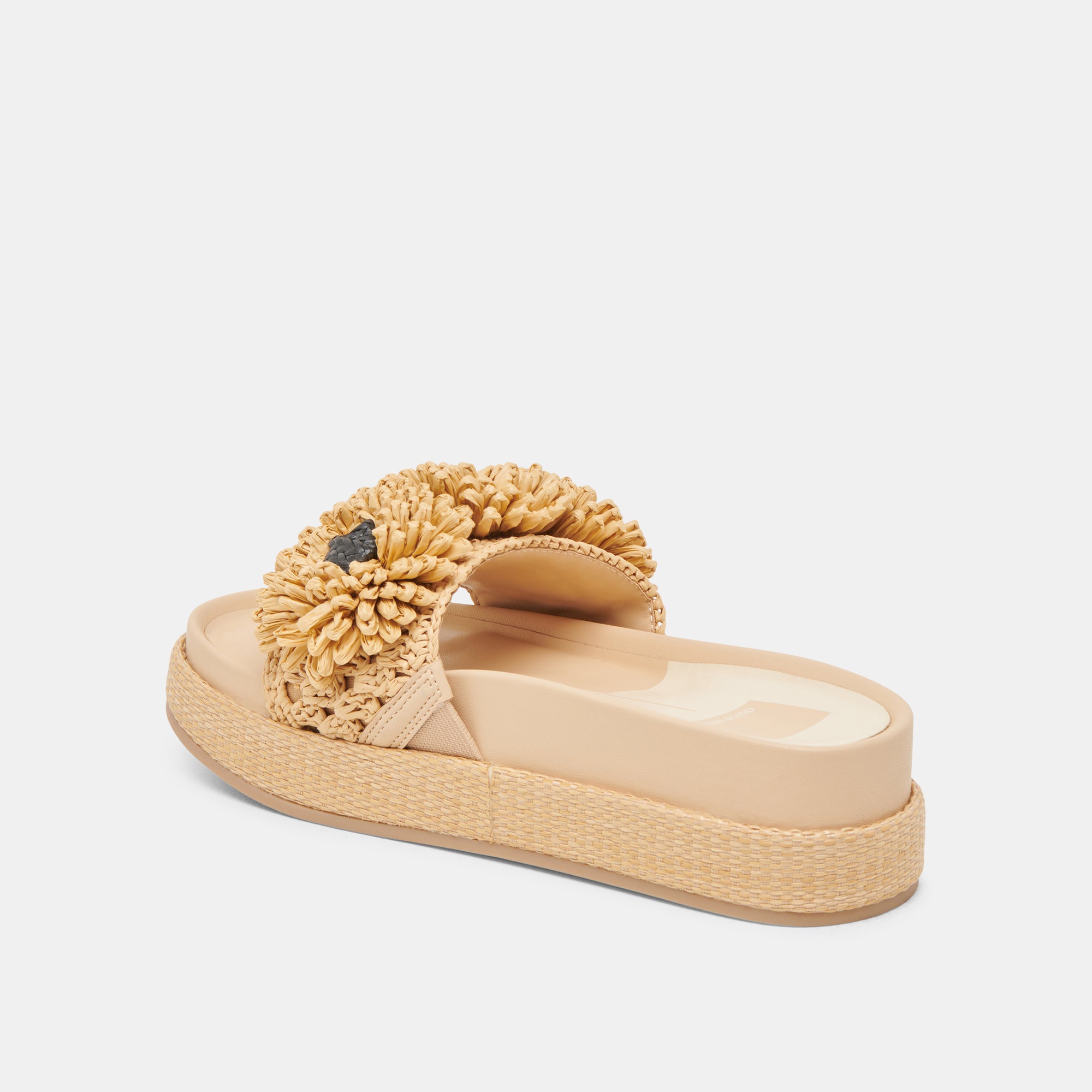 SIDONA Women's Flower Sandals - Lightweight Natural Raffia Summer Beach Sandals for Women | Comfortable Casual Walking Shoes for Vacation, Pool, and Outdoor Activities