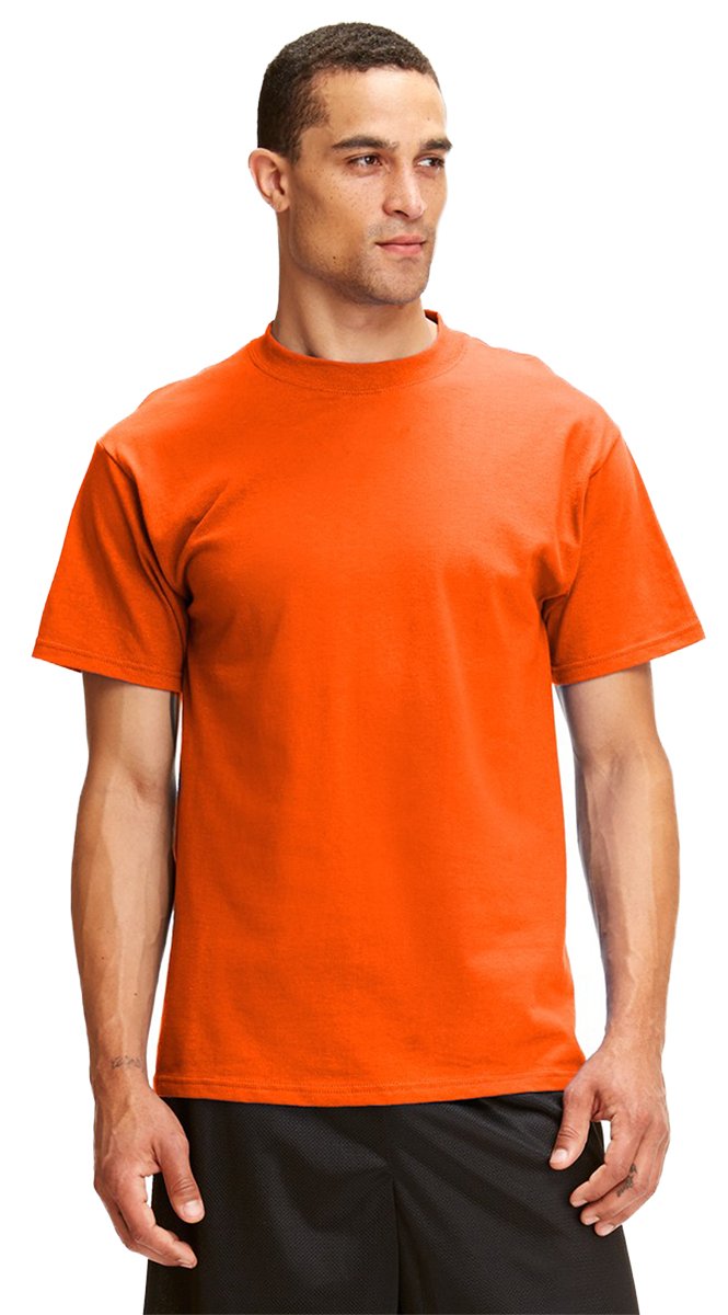 Soffe Men's Classic Short Sleeve T-Shirt - Soft Cotton Comfort Fit Casual Tee for Gym, Workout, and Everyday Wear