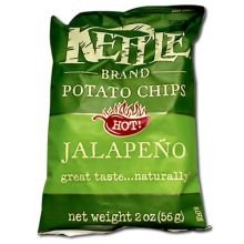Spicy Jalapeno Kettle Potato Chips - 2 oz Bags (24 Pack) | Crunchy Snack for Parties, Movie Nights & On-the-Go