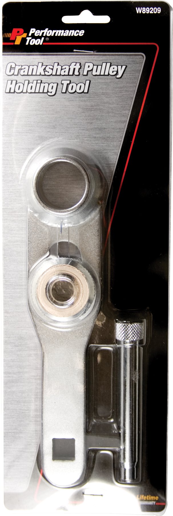 Performance Tool W89209 Crank Pulley Holding Tool - Professional Automotive Repair Tool for Engine Maintenance & DIY Mechanics - Perfect for Crankshaft Bolt Removal & Installation