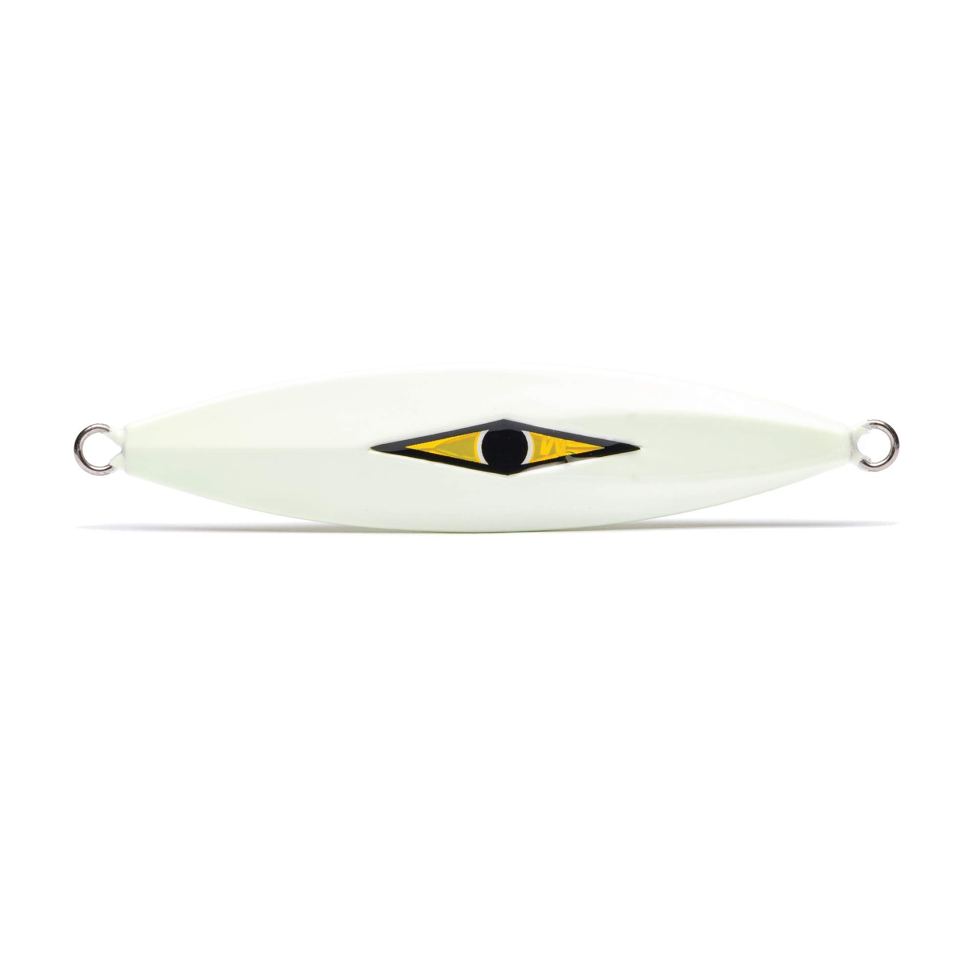 Mustad Staggerbod Slow Fall Jig Glow - 250g/9Oz Fishing Lure for Bass, Walleye & Panfish - Perfect for Night Fishing & Deep Water Angling