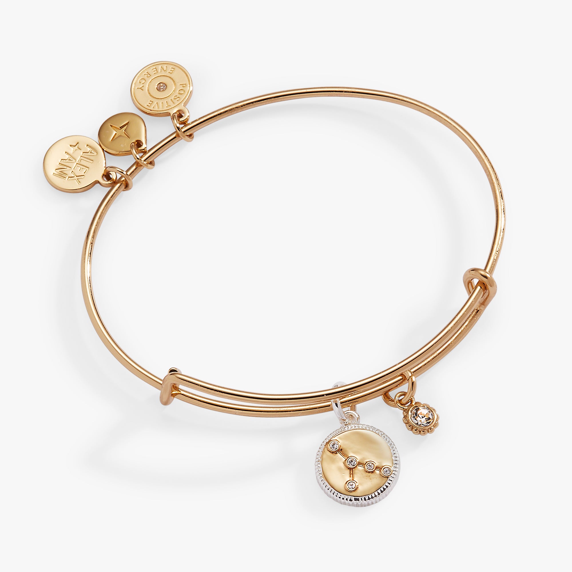 Cancer Zodiac Charm Bangle - Sterling Silver Zodiac Sign Bracelet for Women - Perfect for Birthdays, Gifts & Spiritual Jewelry Collection