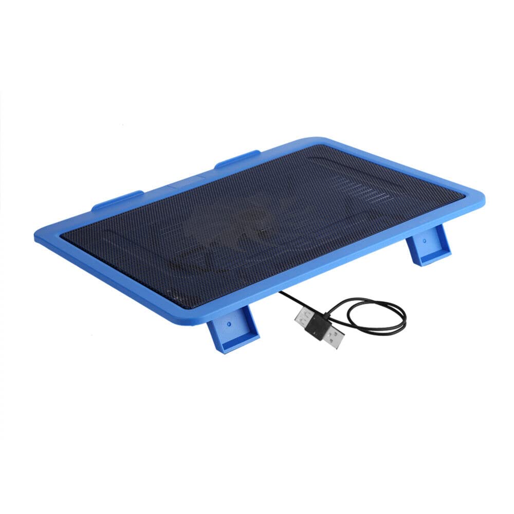 SANOXY Laptop Cooling Pad for 15 Inch Laptops - Ultra Slim USB Powered Cooler with Quiet Fans, Ergonomic Stand for Gaming, Office & Home Use