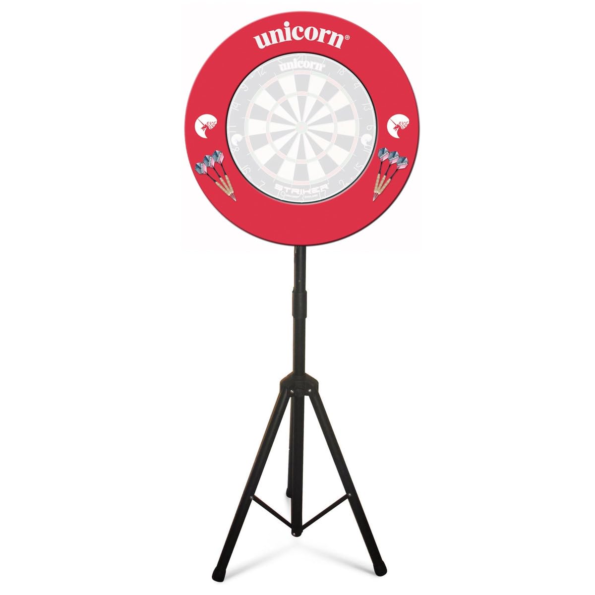 Unicorn Dartboard Stand - Folding & Portable Dart Mate with Freestanding Tripod for Indoor/Outdoor Games, Parties, and Home Entertainment