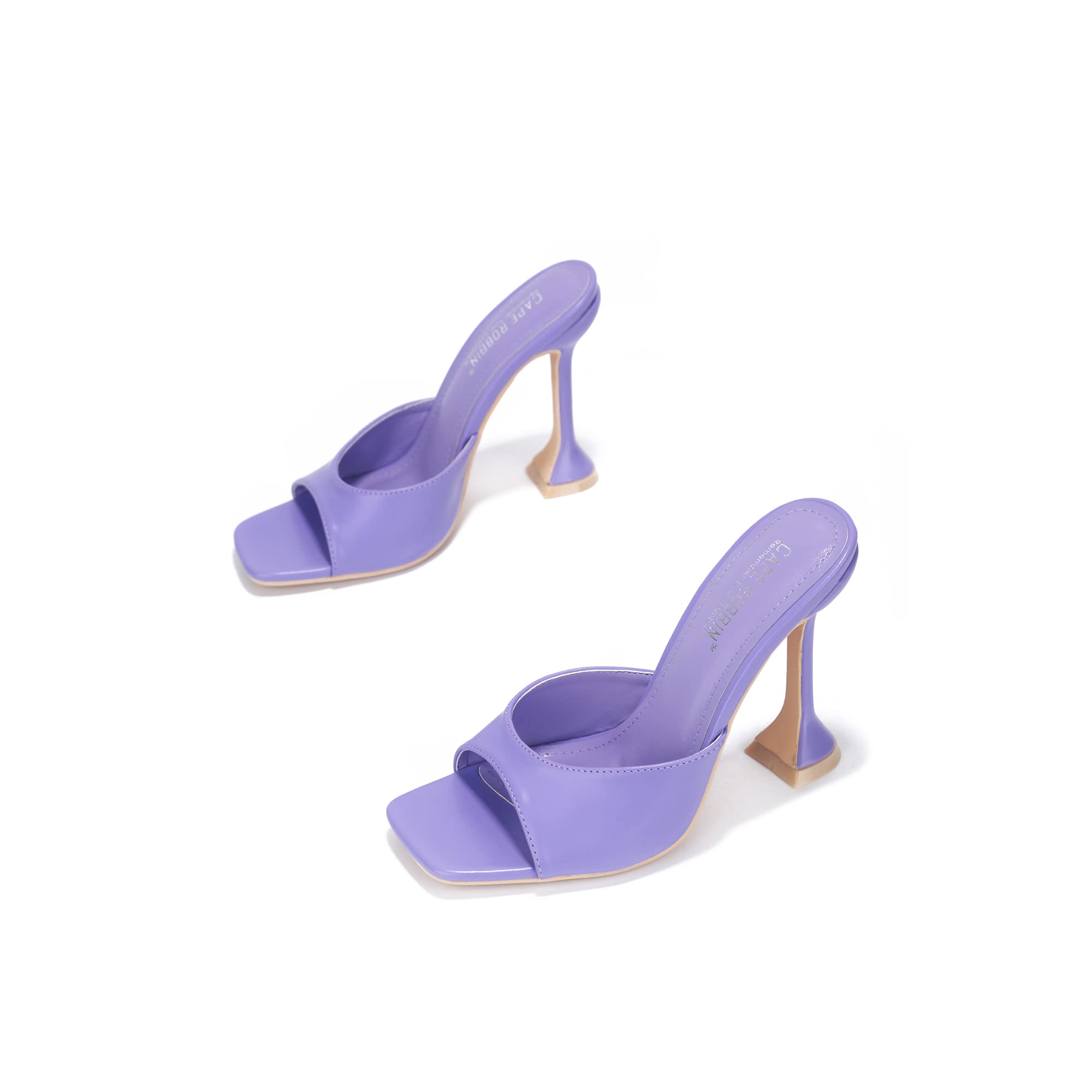 Cape Robbin Women's Lithe Sexy High Heels - Square Open Toe Stiletto Pumps for Party, Wedding & Evening Events | Comfortable Dress Shoes for Women