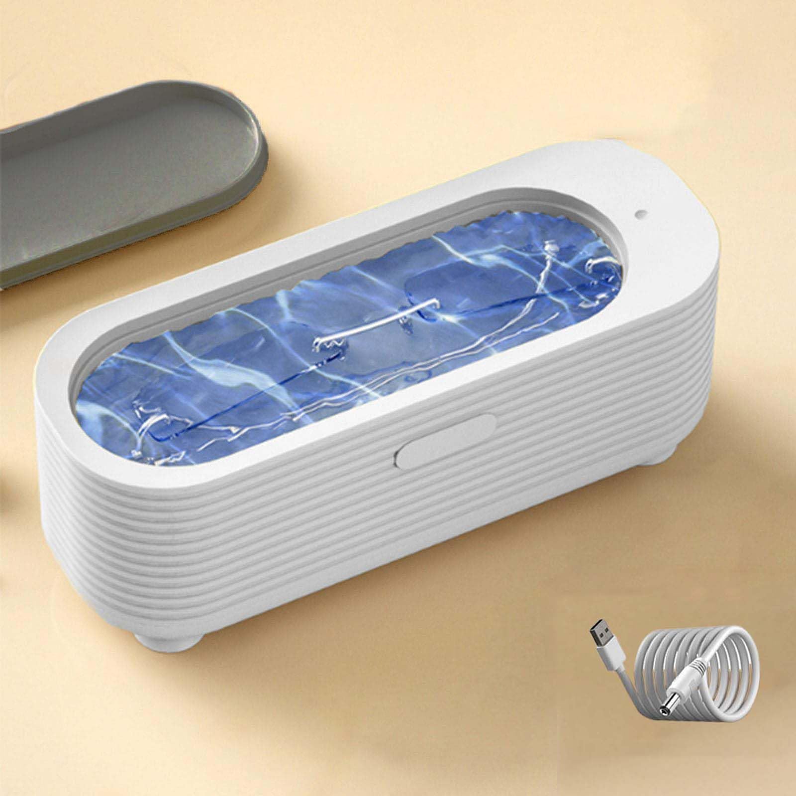Professional Ultrasonic Jewelry Cleaner Machine - Portable Sonic Cleaner for Glasses, Rings, Earrings, Necklaces, Watches & Makeup Brushes | Perfect for Home, Travel & Jewelry Store Cleaning