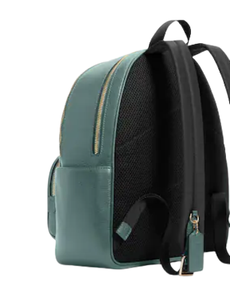Coach Court Backpack for Women | Genuine Leather Laptop Backpack | Stylish Work & Travel Bag | Perfect for Office, School & Daily Commute