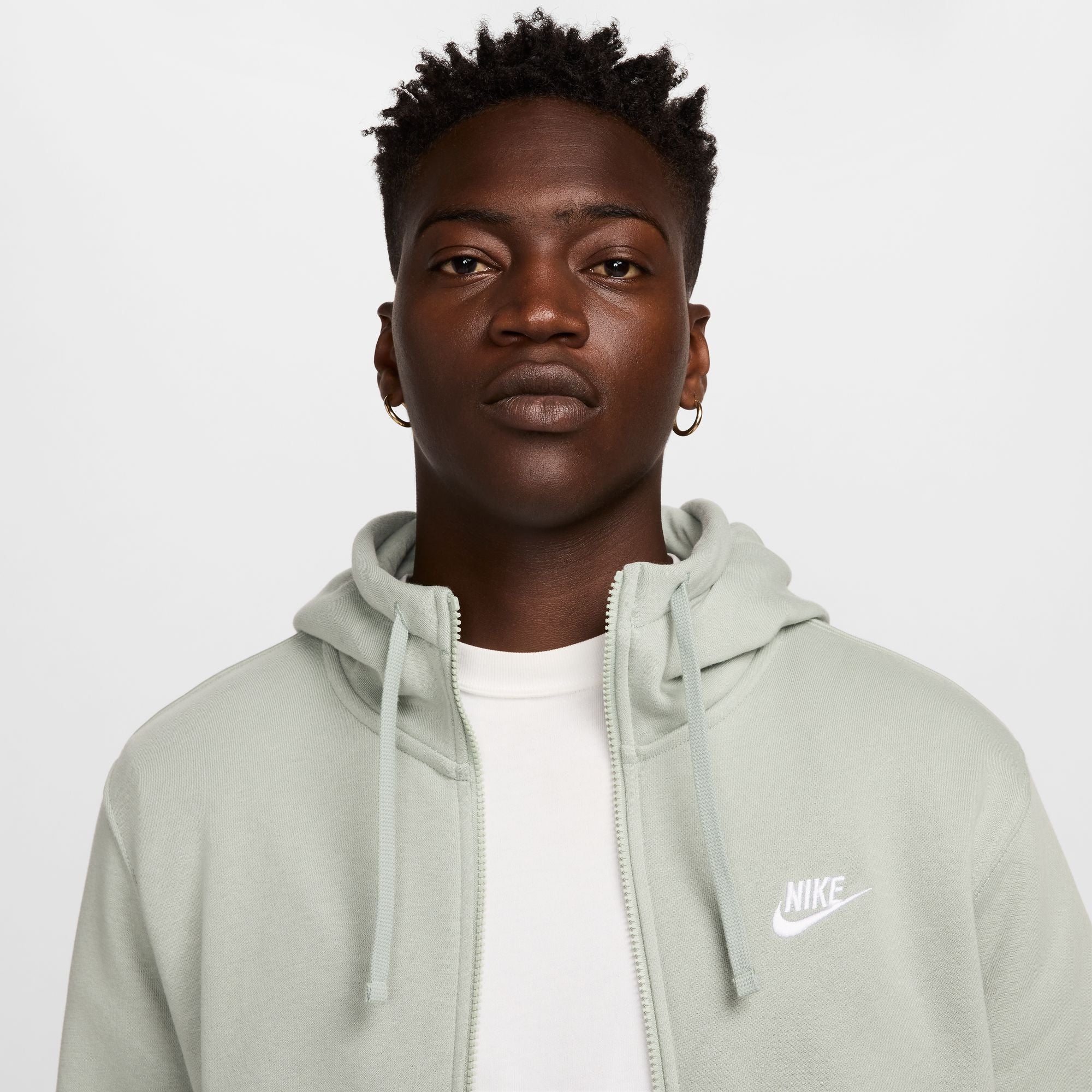 Men's Nike Full Zip Hoodie - Lightweight Fleece Jacket for Running, Gym & Casual Wear | Breathable & Comfortable Athletic Sweatshirt for Men