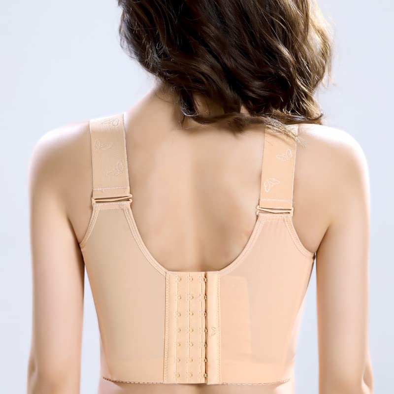Winnie Blooms - Wireless Ultra-Supportive Double-Buckle Push Up Bra for Women | Comfortable All-Day Wear for Work, Yoga & Daily Activities