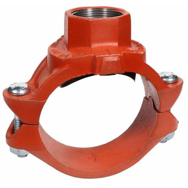 Iron Clamp-T with FNPT Branch 6x2