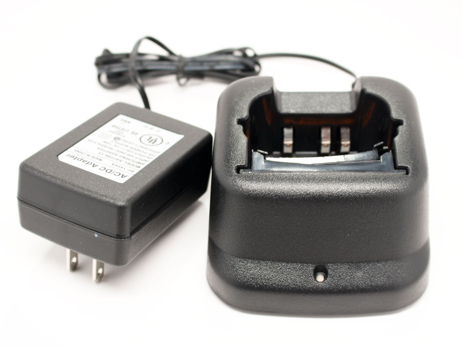 Original IC-A6 Charger Replacement for Icom BP-210 Two-Way Radio - 100-240V Universal Charging Dock - Perfect for Aviation, Marine & Emergency Communication Use