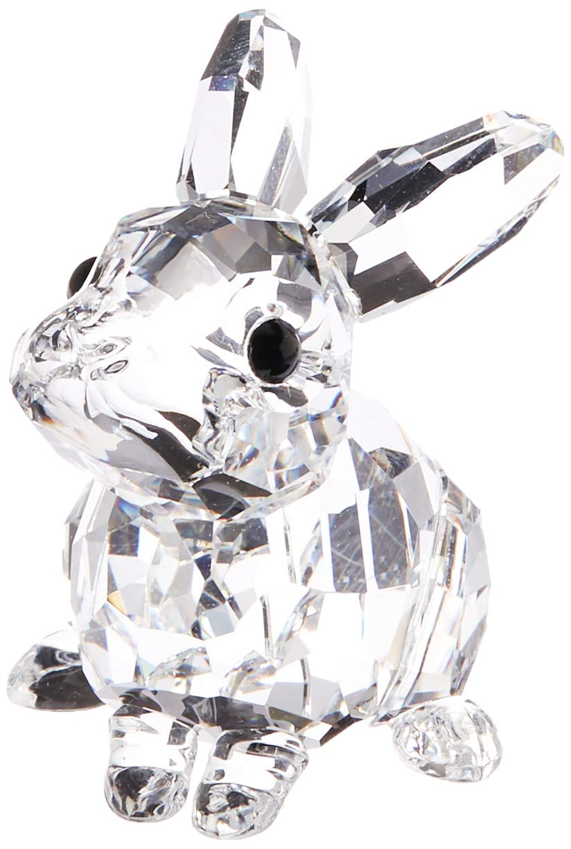 Swarovski Crystal Baby Rabbit Figurine - Elegant Collectible Gift for Easter, Baby Showers & Home Decor