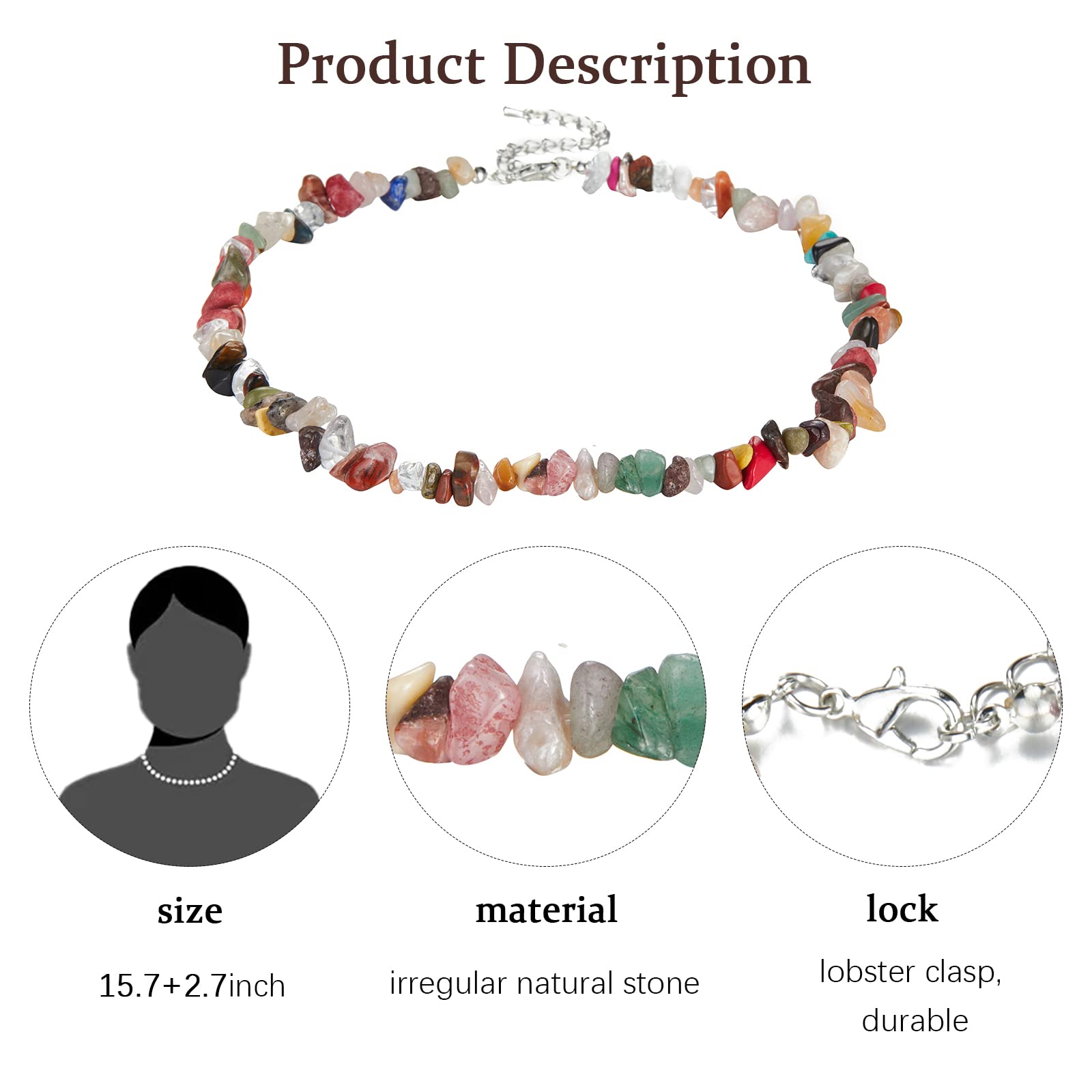 Beaded Strand Pearl Choker Necklace - Elegant Fashion Jewelry for Women | Perfect Birthday Gift, Anniversary Present & Special Occasion Accessory | Ideal for Weddings, Parties and Date Nights