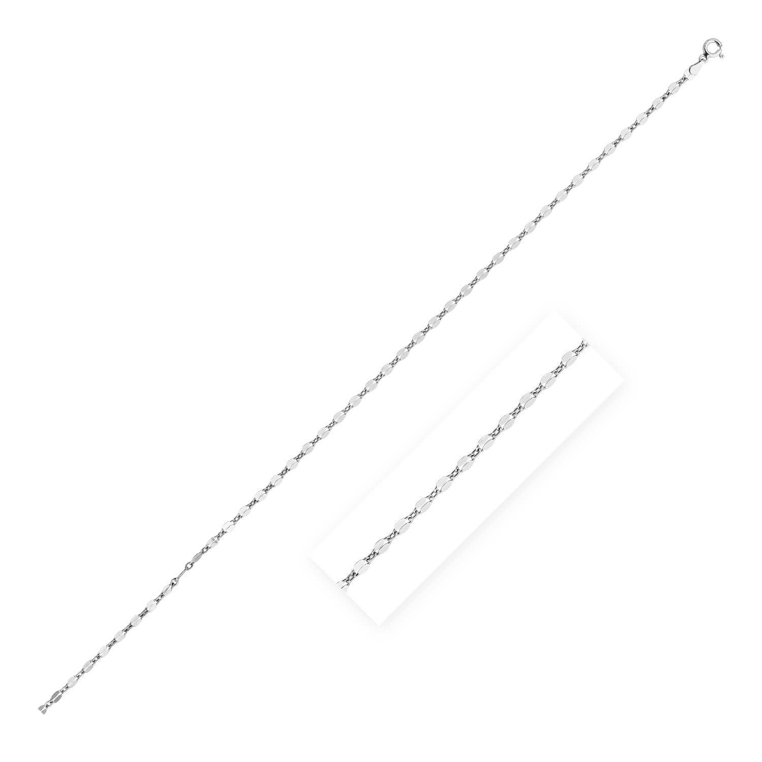 3.3mm Sterling Silver Rhodium Plated Coffee Bead Chain Necklace - Elegant Fine Jewelry for Women | Perfect for Everyday Wear, Office & Special Occasions