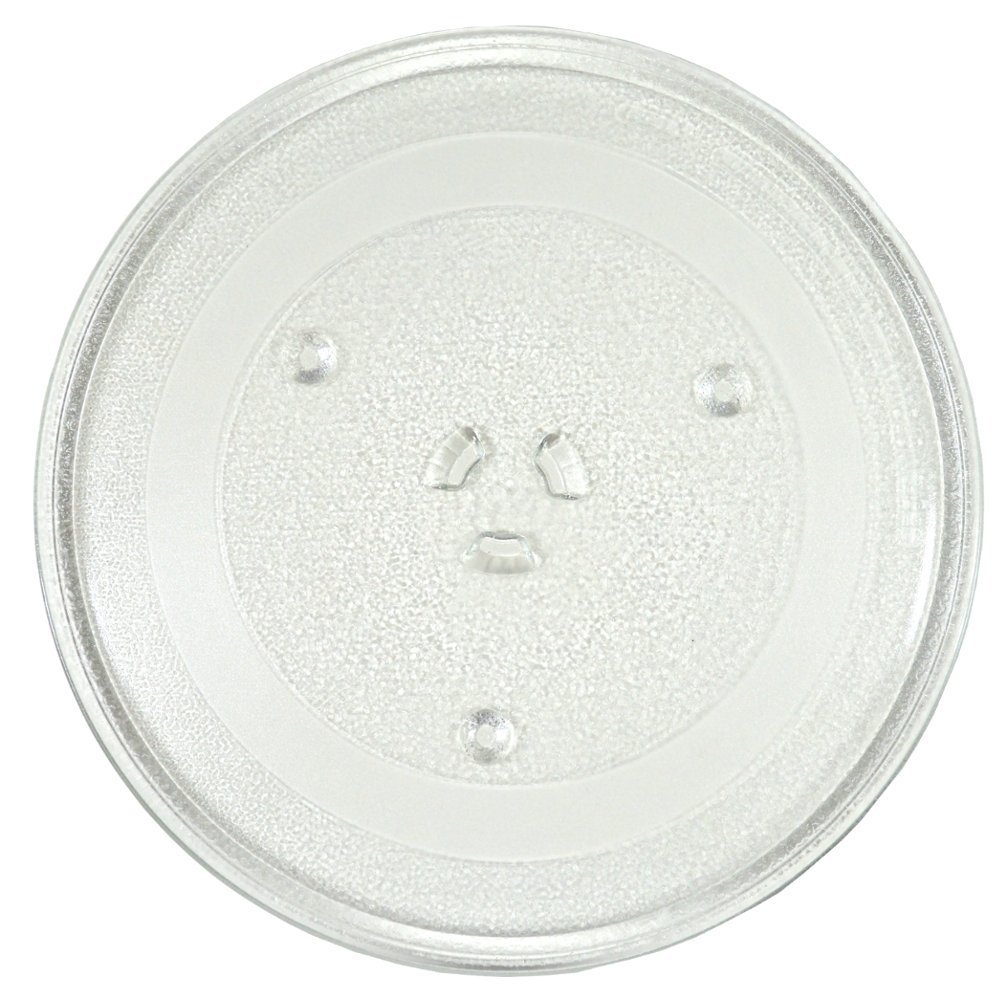HQRP 12.5-inch Microwave Glass Turntable Plate - Replacement for Sharp Microwave Ovens - Durable & Heat-Resistant for Even Cooking, Baking & Reheating Food