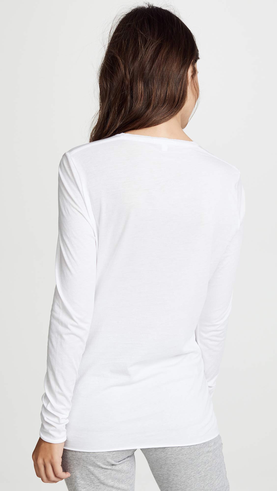 SKIN Women's Long Sleeve T-Shirt - Soft Cotton Casual Top for Everyday Wear | Perfect for Layering, Workouts & Outdoor Activities