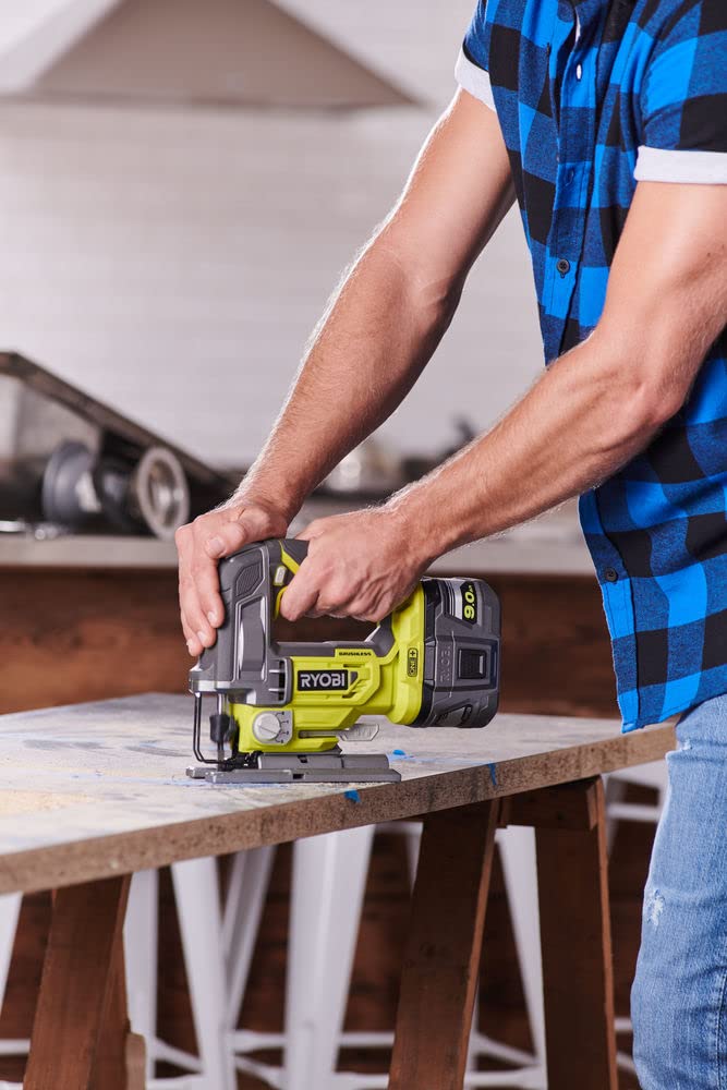 Ryobi 5132002812 Jig Saw Blade Set - 10-Piece RAK6 JSBW Blades for Wood, Plastic, Granite & Metal Cutting | Compatible with ONE+ System & Universal Jigsaws | Perfect for DIY Projects, Home Renovations & Woodworking