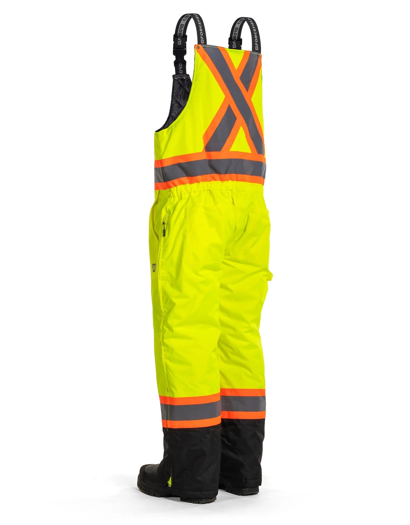 Forcefield Hi-Vis Winter Safety Overalls EN835R - High Visibility Workwear for Cold Weather Construction & Outdoor Jobs