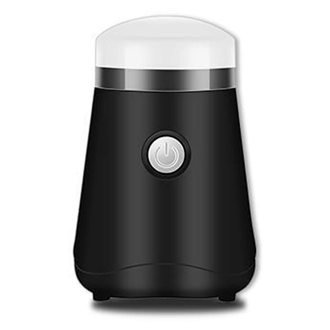 DPPAN Electric Coffee Bean Grinder with Adjustable Settings - Automatic Burr Grinder with Stainless Steel Blades for Espresso, French Press & Drip Coffee - Perfect for Home, Office & Coffee Shops (Black)