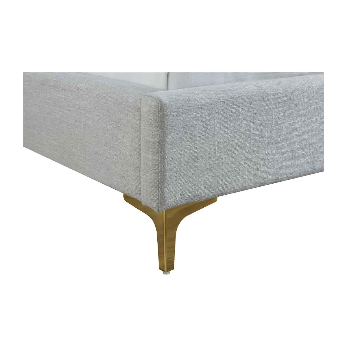 Premium Georgia Fabric King Single Bed - Soft, Durable & Breathable for Ultimate Comfort | Perfect for Guest Rooms, Dorms & Small Spaces