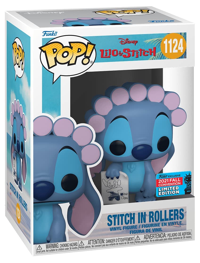 Funko Pop! Disney Stitch in Rollers Vinyl Figure – Collectible Toy for Disney Lovers, Perfect for Home Display & Gifts