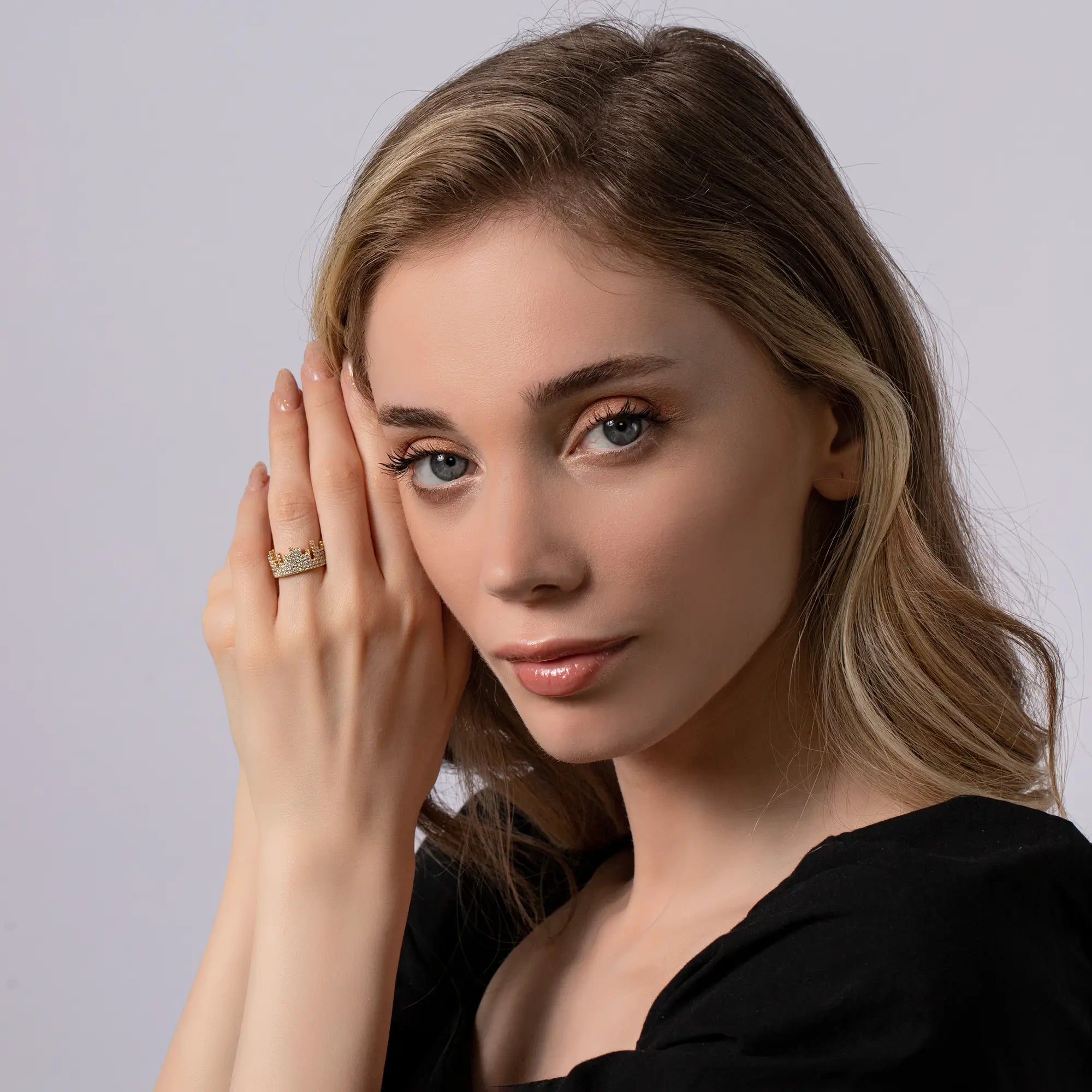 New York Ring for Women - Elegant Sterling Silver Band with Cubic Zirconia - Perfect for Engagements, Anniversaries & Everyday Wear