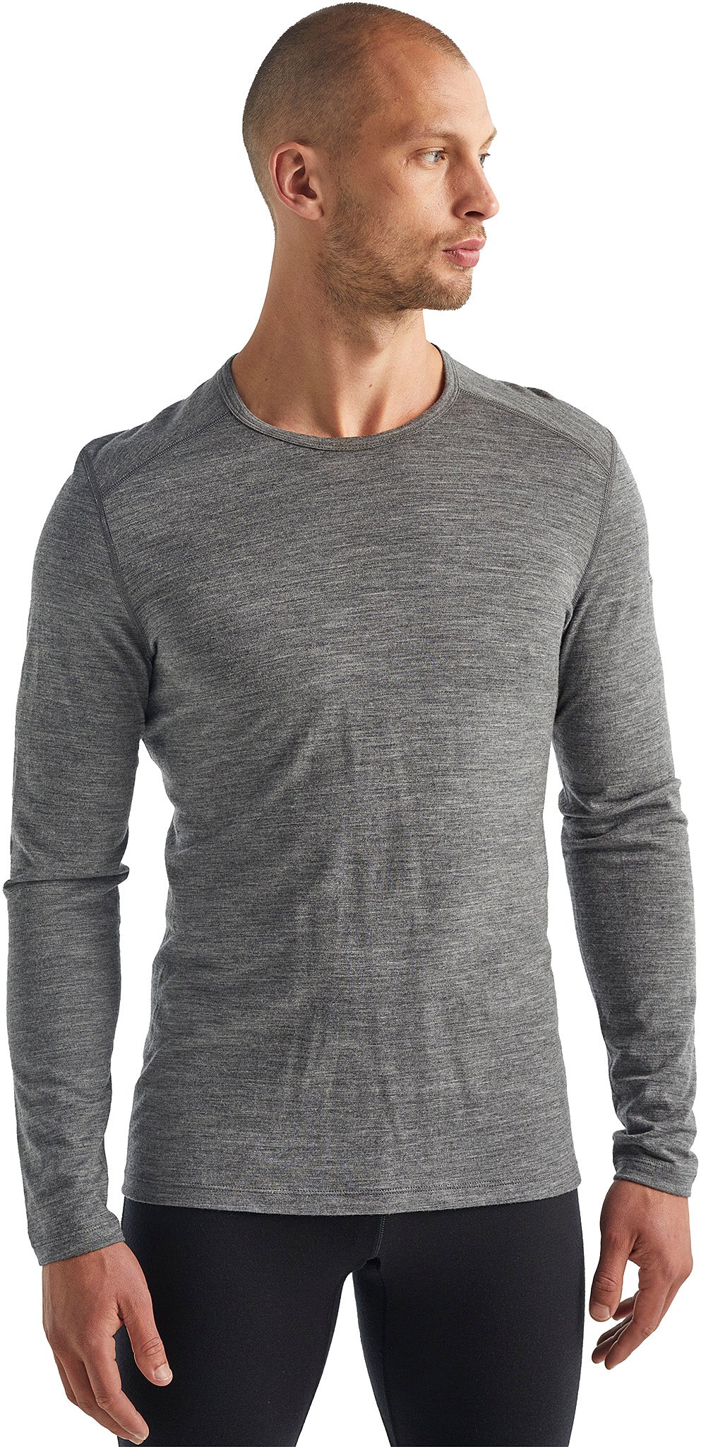 200 Oasis Long Sleeve Crew Neck T-Shirt for Men - Soft Cotton Casual Shirt - Perfect for Everyday Wear, Work & Outdoor Activities