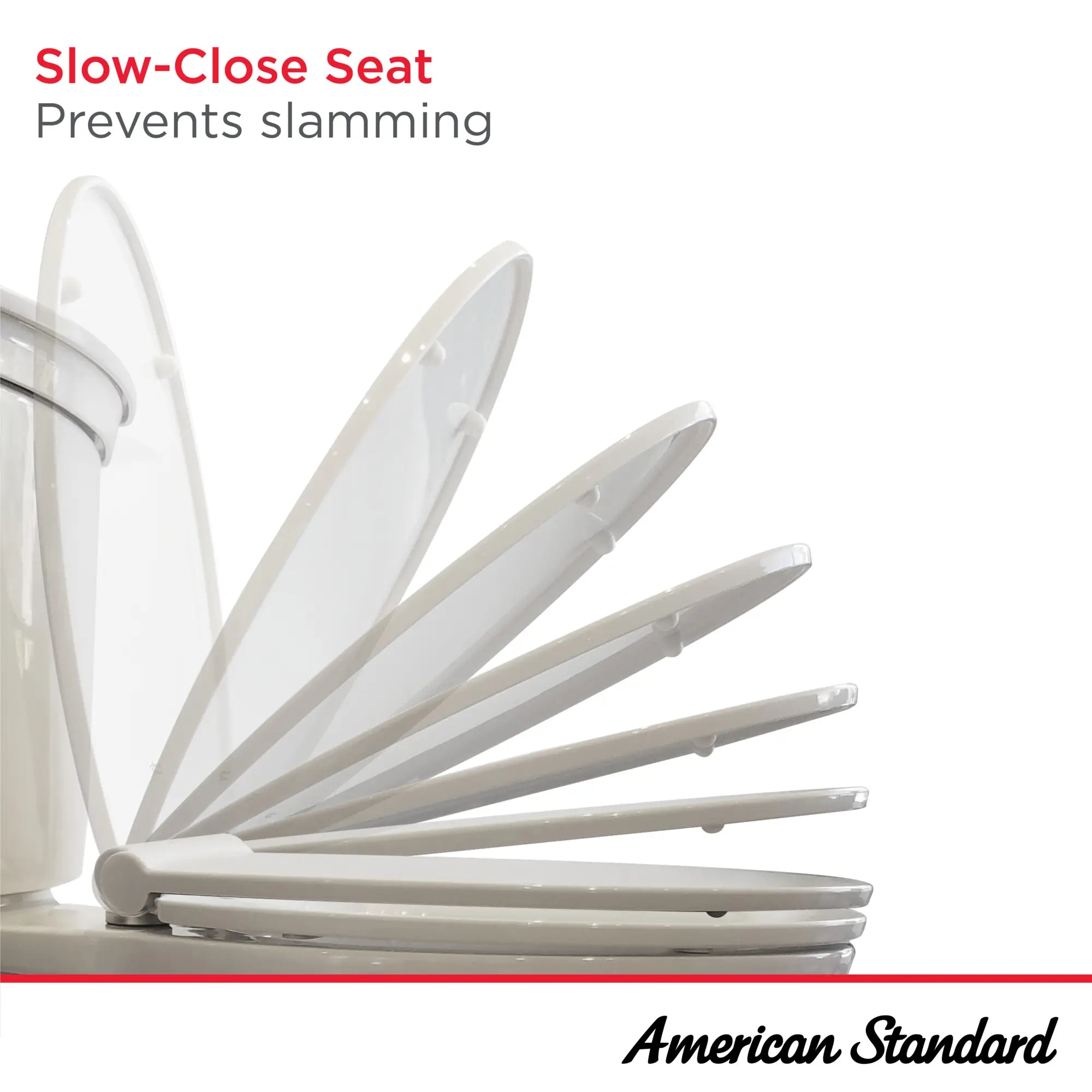 Champion® Slow Close & Soft Close Elongated Toilet Seat with Easy Lift Off - Durable & Quiet Bathroom Toilet Seat for Home, Office & RV Use
