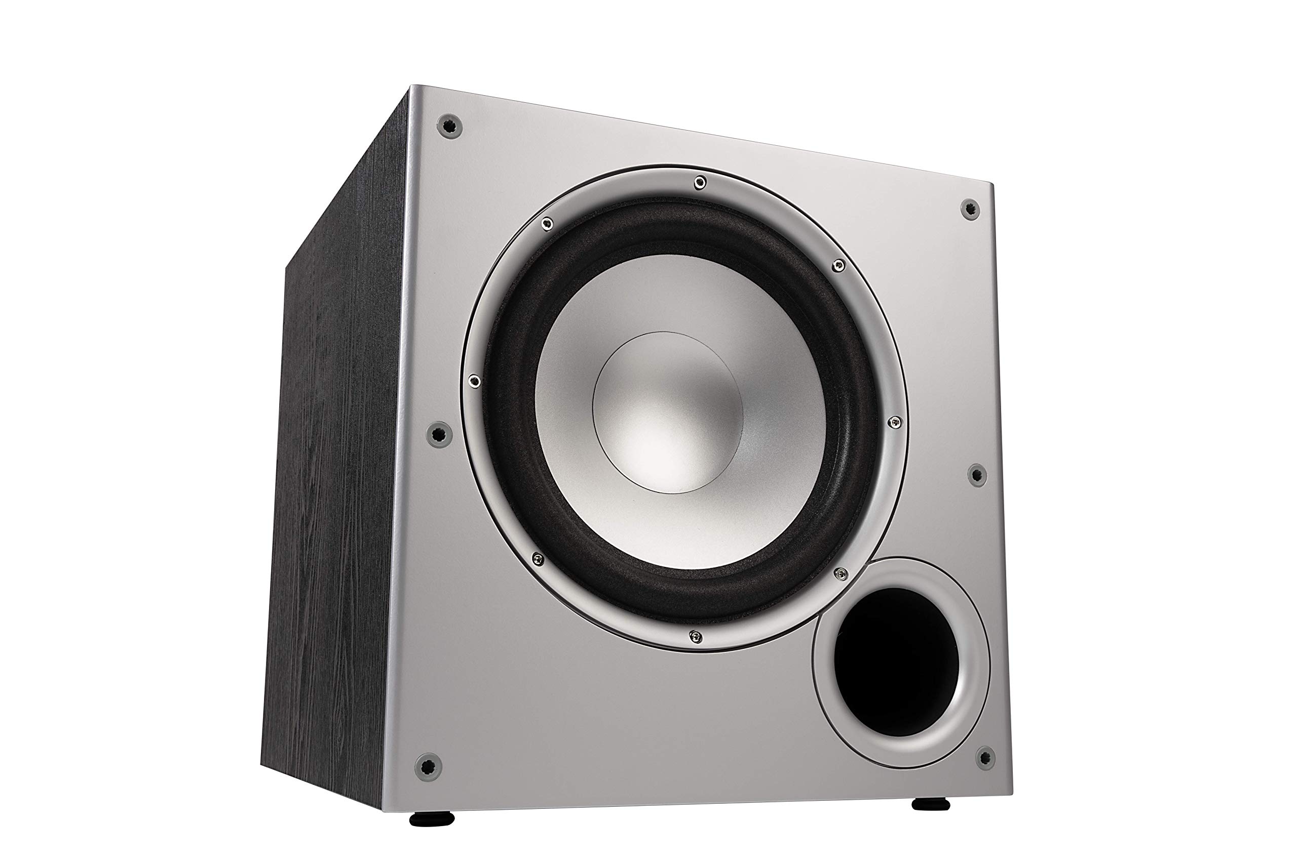 Polk Audio PSW 10E Active Subwoofer 100W for Home Theater & Music Systems - Black | Powerful Bass for Movies, Gaming & Music Listening
