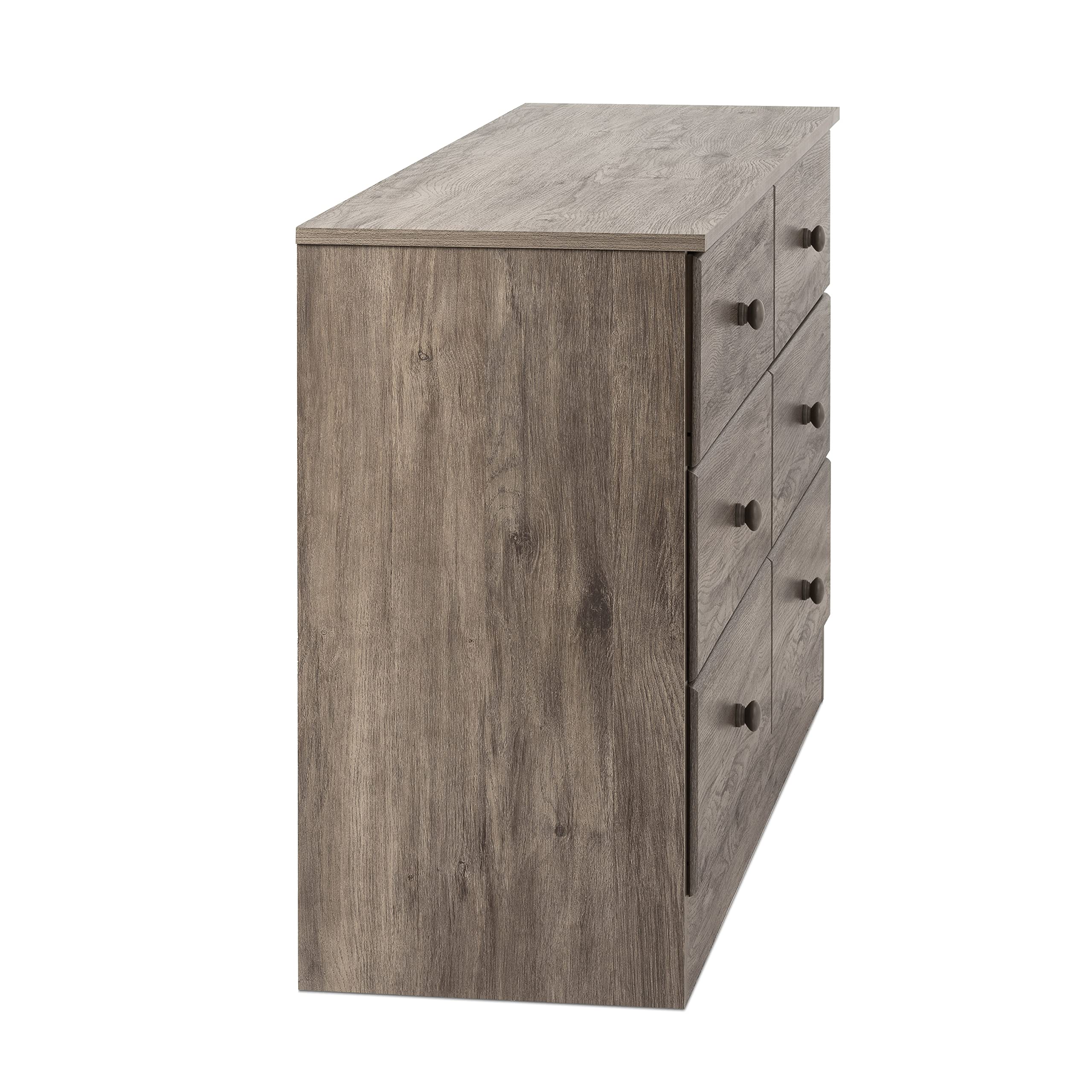 Prepac Astrid 6-Drawer Dresser - Modern Bedroom Storage Chest, 15.5