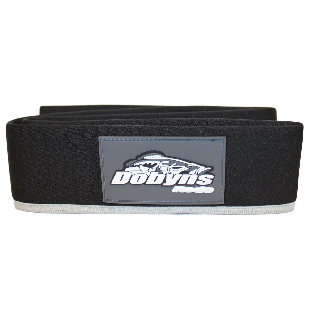 Dobyns Rods Neoprene Sleeve with Silver Accent - Protective Cover for Fishing Rods 6-7 Feet - Ideal for Rod Storage, Transport & Protection During Travel
