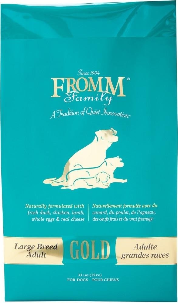 Fromm Family Foods Adult Gold Large Breed Dry Dog Food - 33 lb Bag (1 Pack) | Premium Nutrition for Large Dogs | Ideal for Active & Senior Breeds