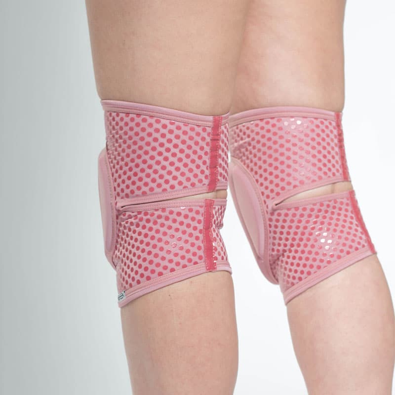 Dusty Rose Non-Slip Knee Pads for Women - Comfortable & Protective Workout Gear for Yoga, Gym, and Outdoor Activities