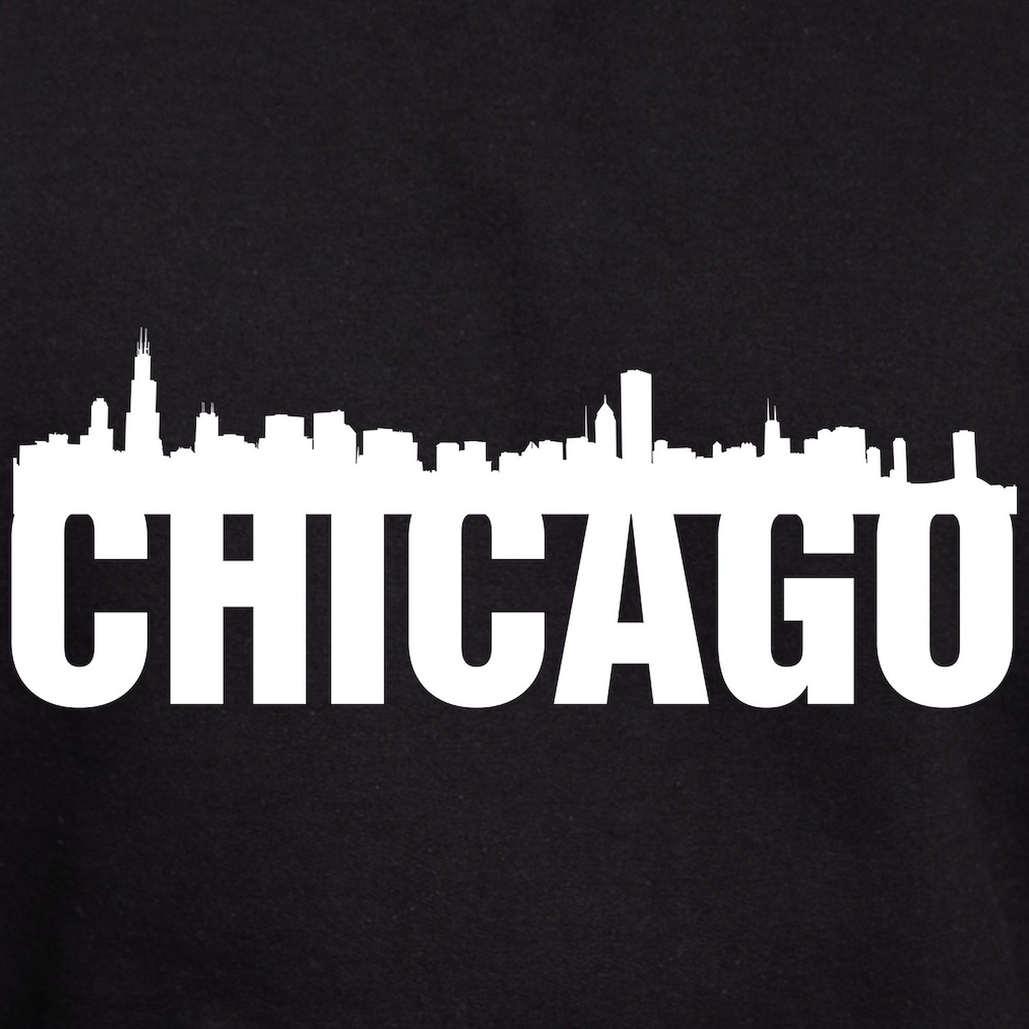 Chicago Hoodie for Men - Dark Regular Fit Pullover Sweatshirt | Warm & Comfortable for Casual Wear, Outdoor Activities, and Sports Fans