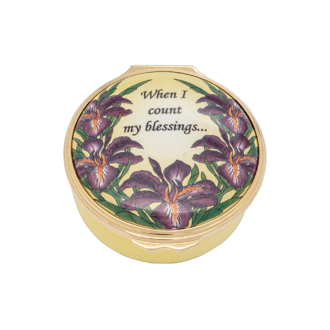 Blessings Count Enamel Keepsake Box - Perfect for Jewelry Storage, Gift Giving & Home Decor