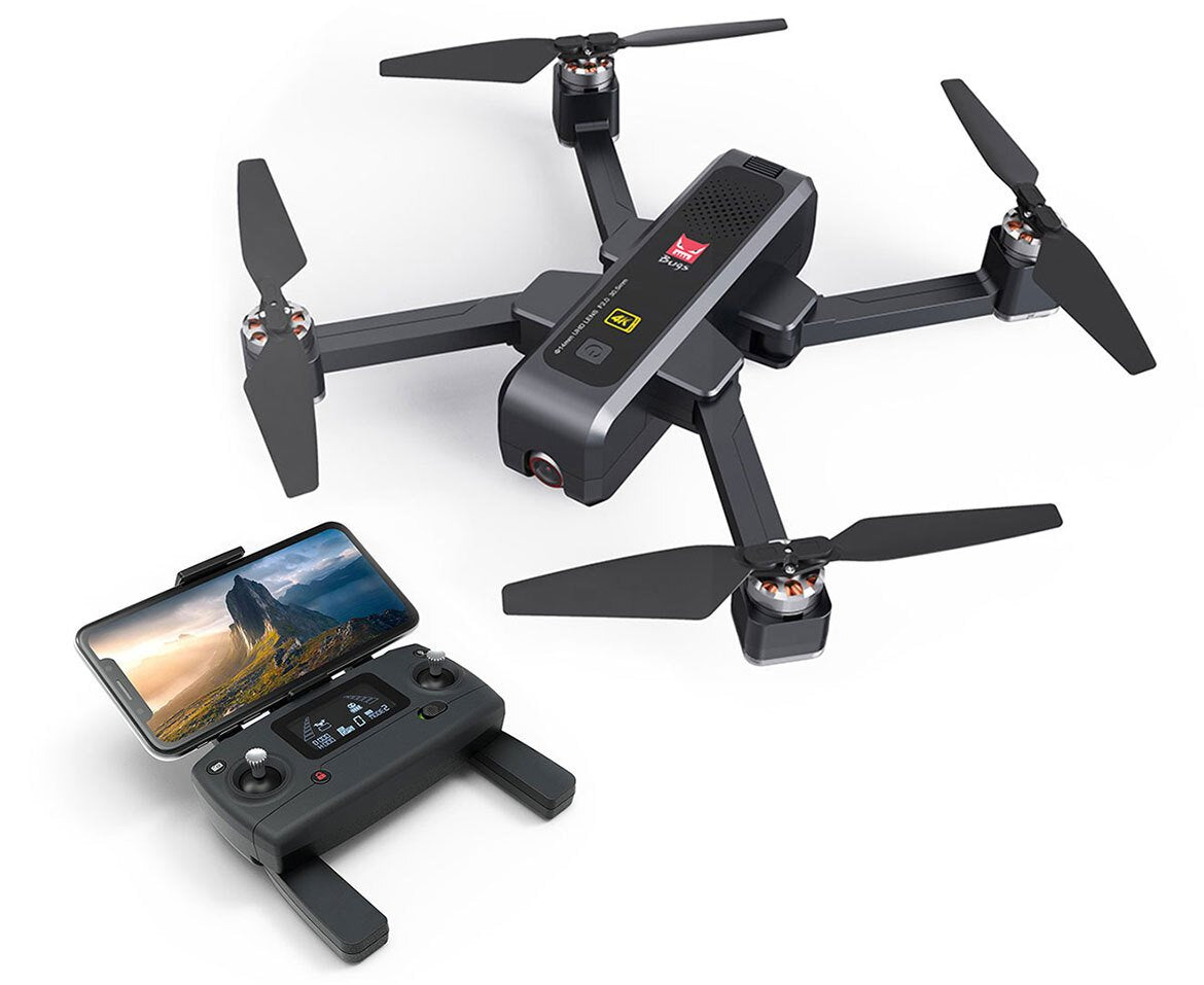 MJX Bugs 4W Foldable Drone with 4K Camera, GPS, 5Ghz WiFi, Brushless Motor - B4W Elinz Quadcopter for Aerial Photography & Outdoor Adventures
